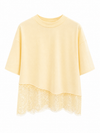 T-Shirt mit Spitze