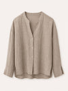 Leinen Bluse