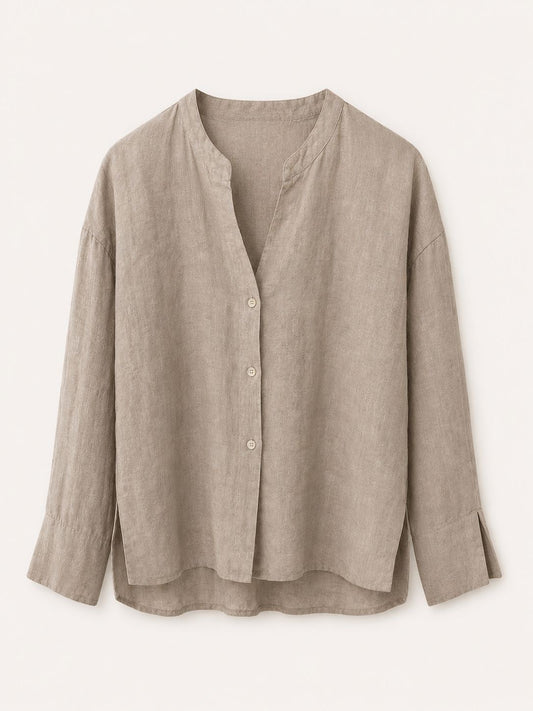 Leinen Bluse