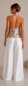 Wasserfall Satin-Top