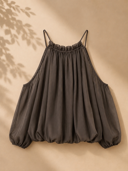 Cut-Out Schulterbluse