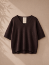 Fine Knit V-Pullover