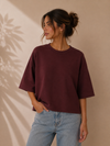 T-Shirt mit offenem Rücken & Bindeband