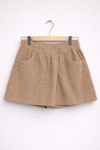 Cord Skort