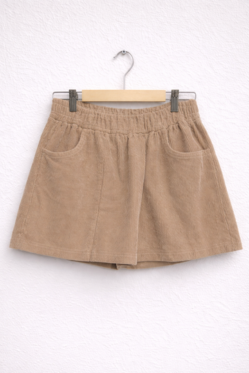Cord Skort