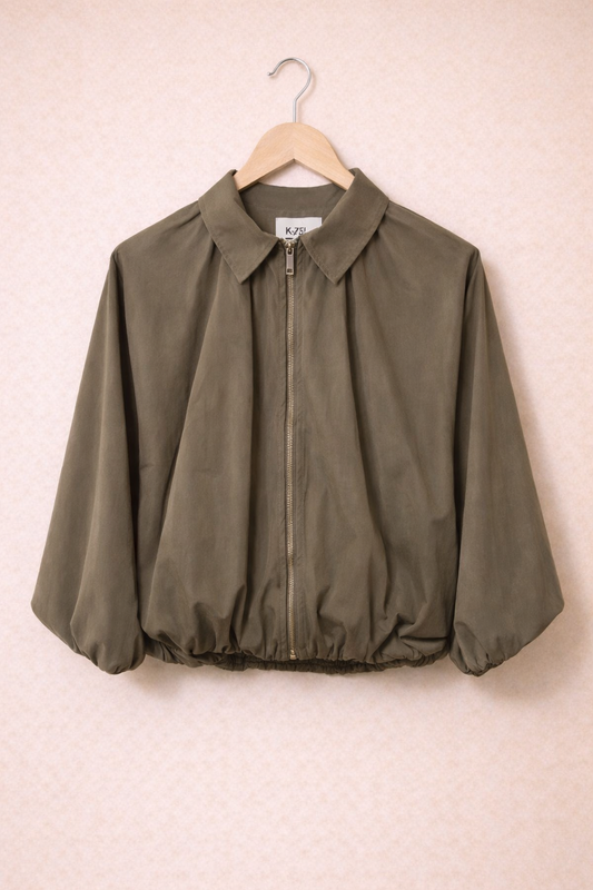 Jacke mit Ballon-Silhouette