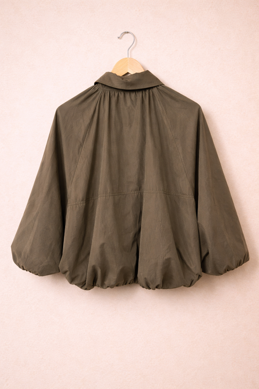 Jacke mit Ballon-Silhouette
