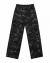 Camouflage Wide Leg Jeans – High Waist