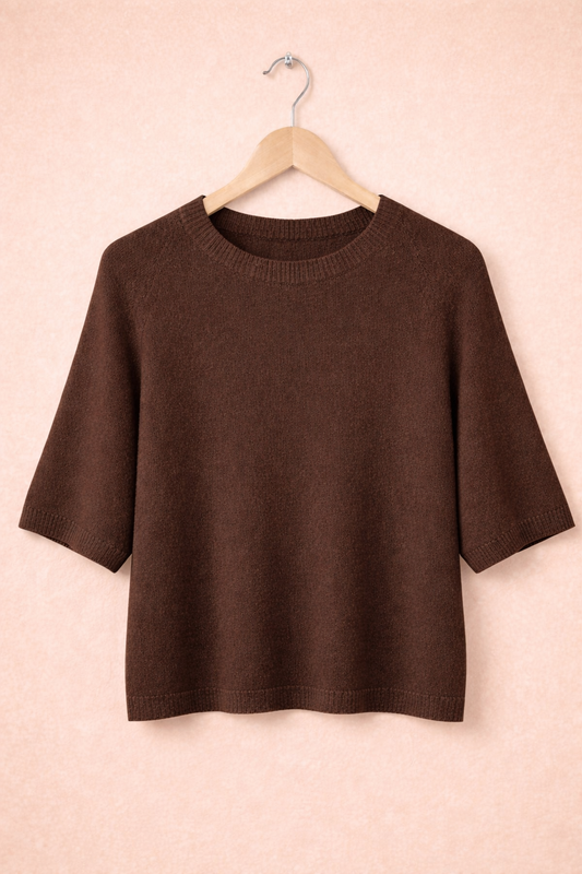 Baby Alpaka 3/4 Pullover