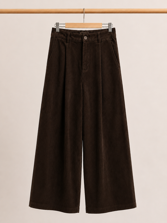 Wide Leg Cordhose
