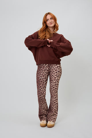 REGULAR SWEATER MENTAL HEALTH BROWN