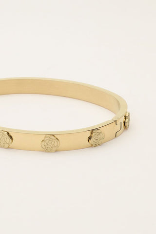 Vintage-Armreif mit Rosen
